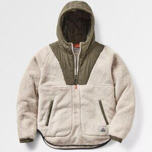 Women Passenger Sherpa Hooded Fleece Warm Ivory